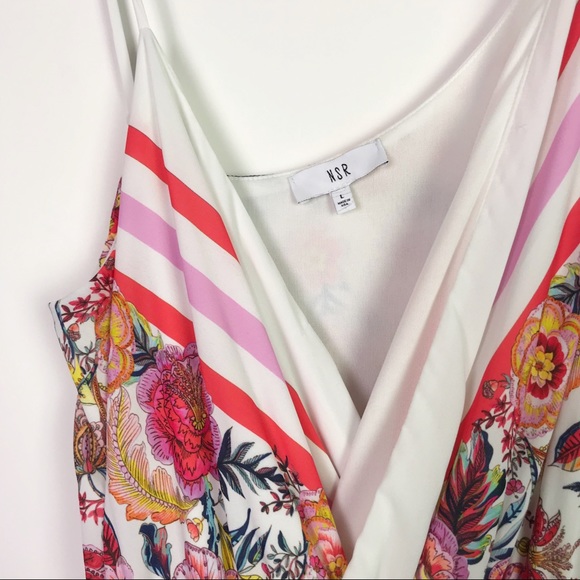 NSR Floral Asymmetrical Hem Dress - Picture 5 of 6